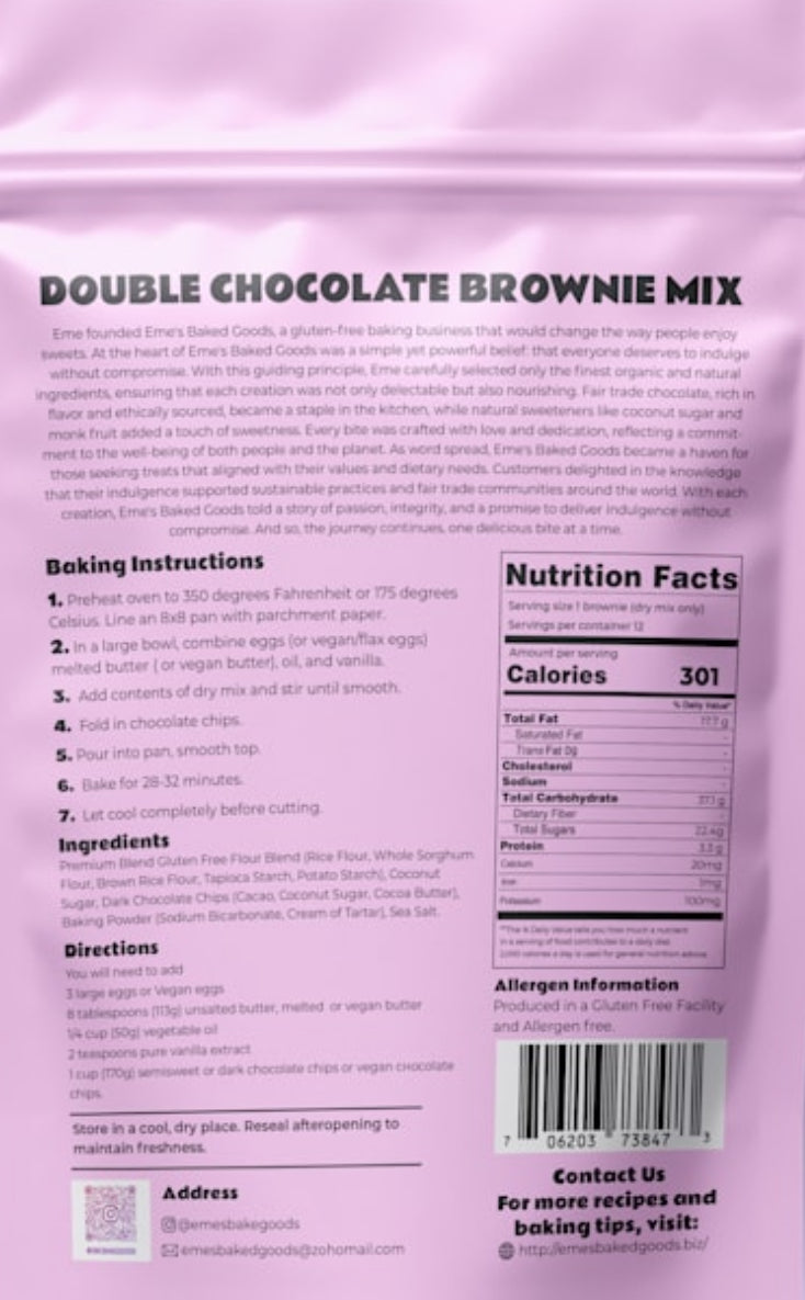 Luxury Gluten-Free Brownie Mix 2 Pack