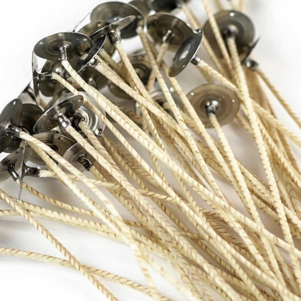 Rigid Curl Wicks, 6" Length, Pack of 100