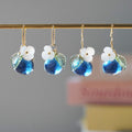 Blueberry Earrings| Handmade Resin Blueberry Fruit Earrings