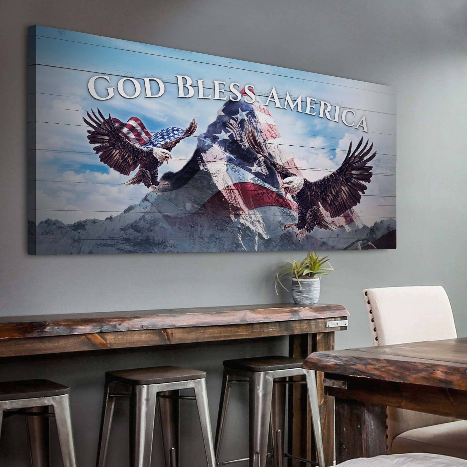 God Bless America Sign